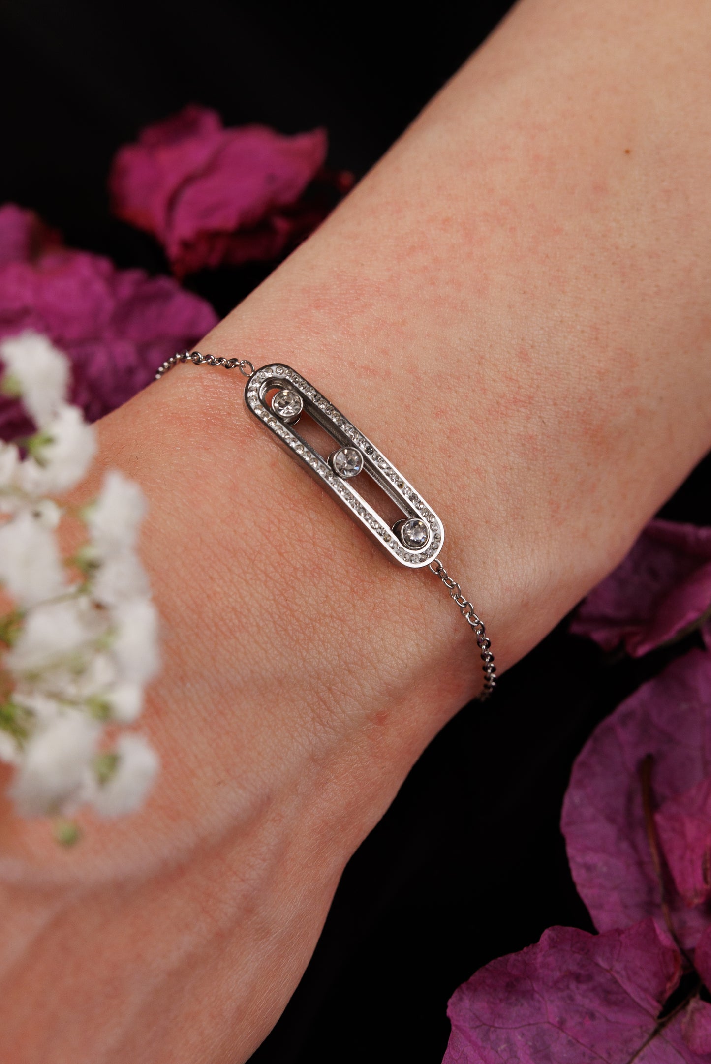 Geometric bracelet.