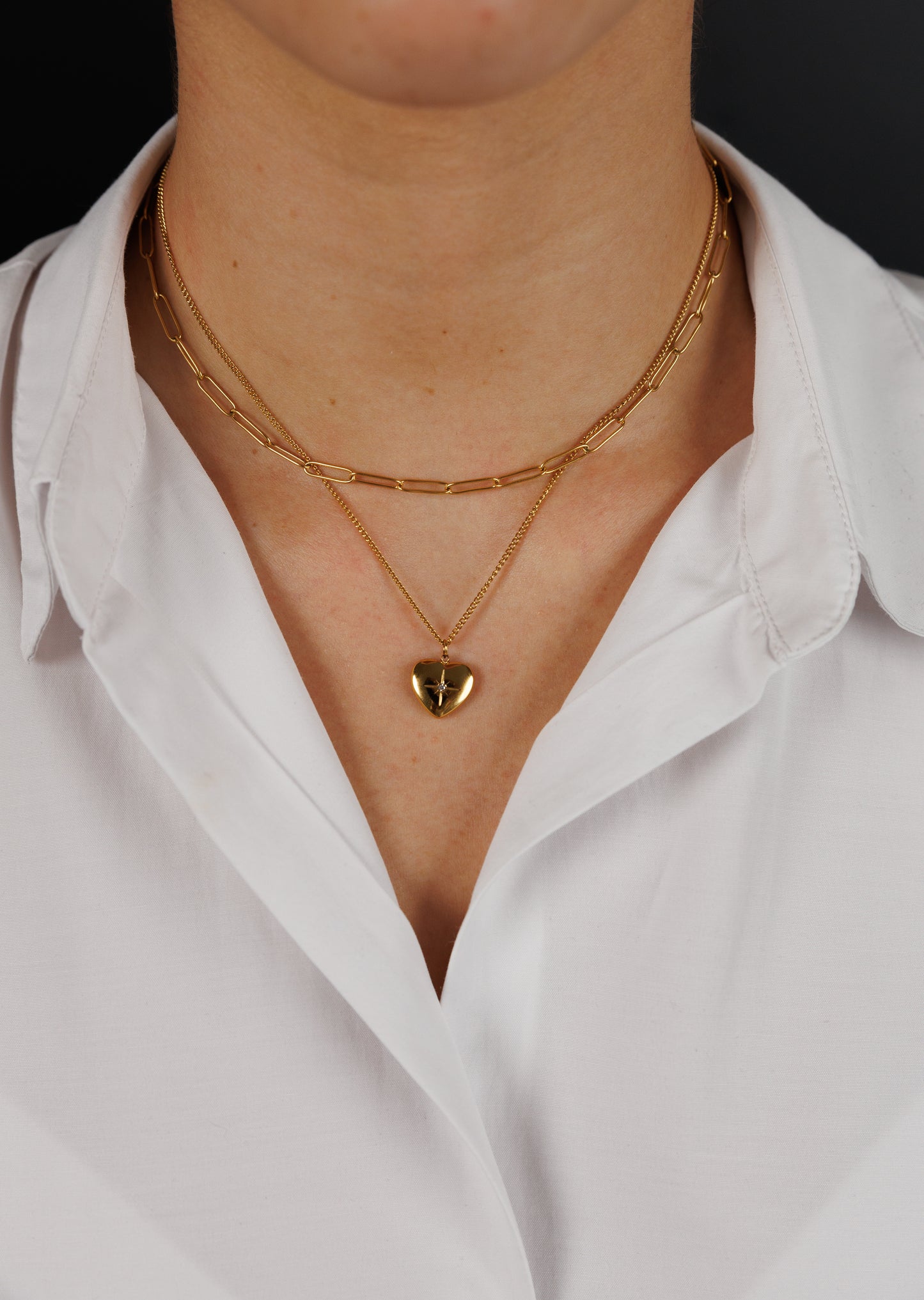 Double layer Tassel necklace