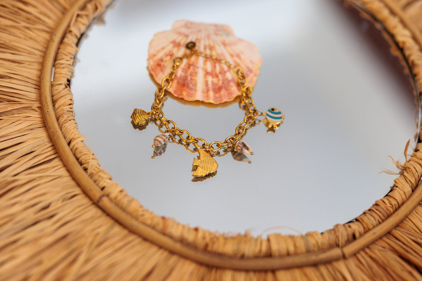 Summer bracelet full of charms