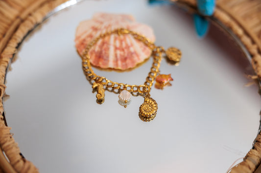 Summer bracelet full of charms