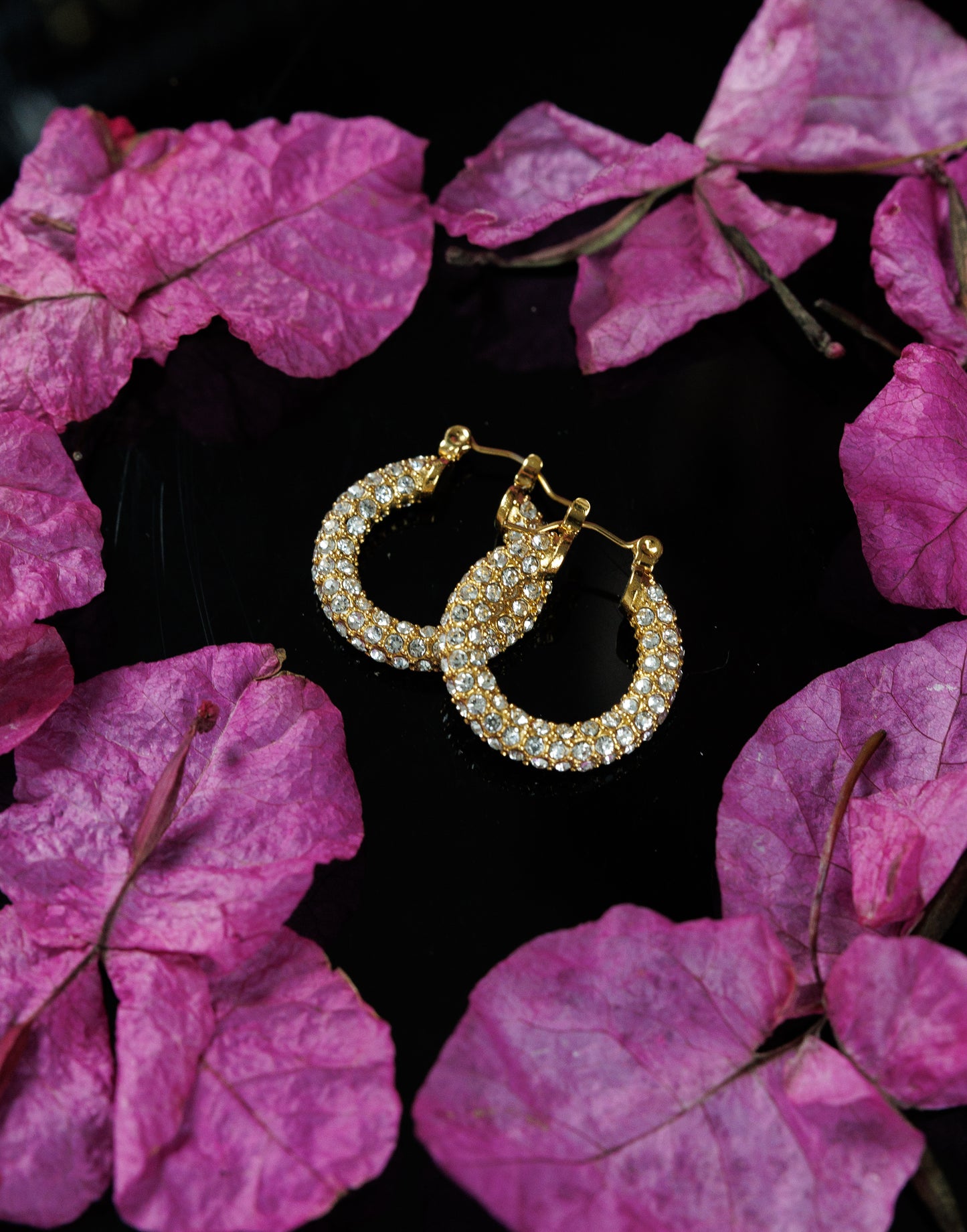 Luxury U-shaped Zircon Earrings