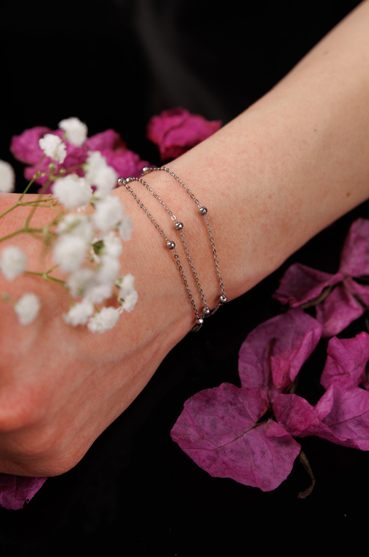 Three Layer Beads Bracelet