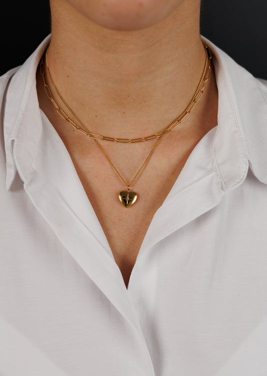 Double layer Tassel necklace