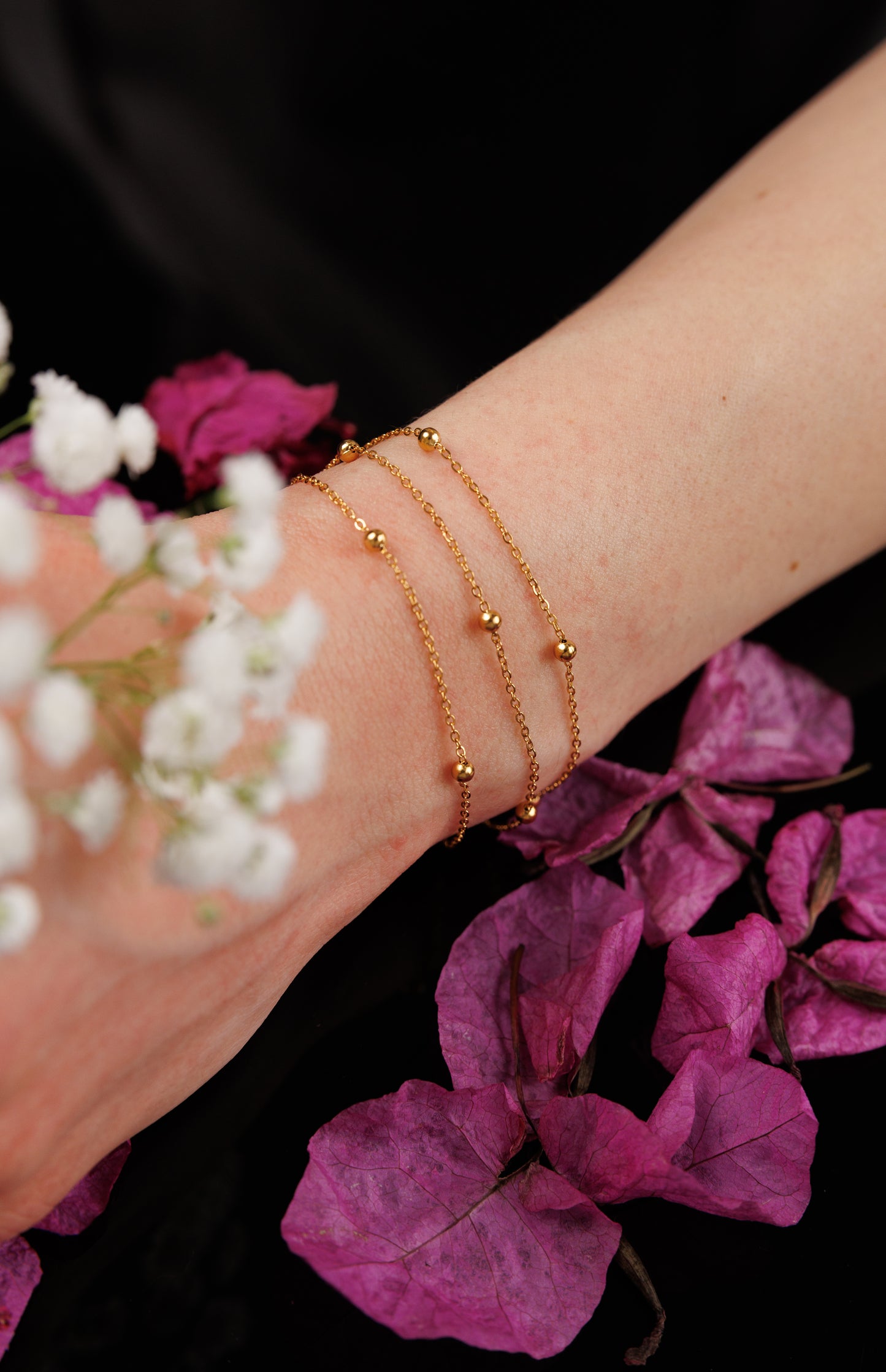 Three Layer Beads Bracelet