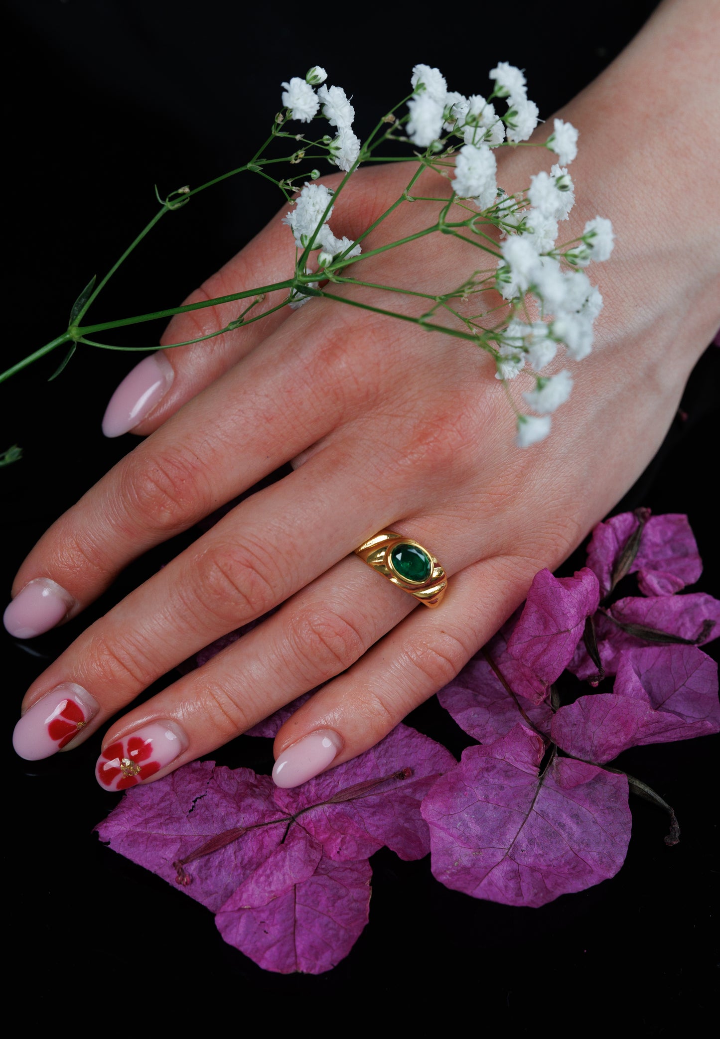 Style: 18K Gold Zircon Ring Size: 6/7/8