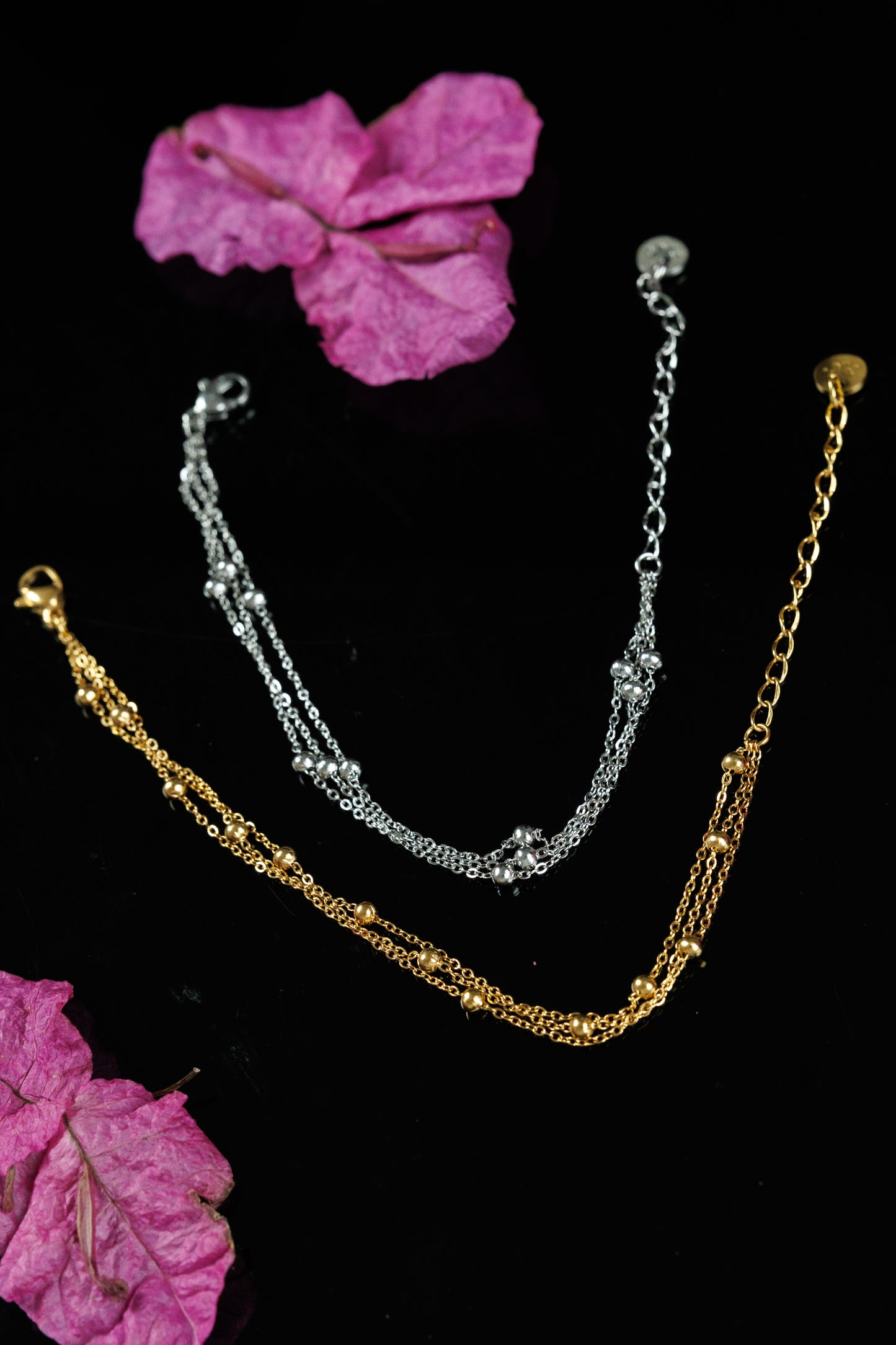 Three Layer Beads Bracelet